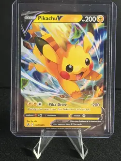 Pikachu V - SWSH285 SWSH: Sword & Shield Promo Cards Promo NM - Image 1