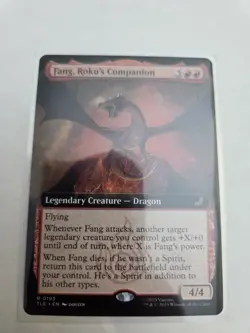 mtg, Fang, Roku's Companion (Extended Art) Avatar: The Last Airbender: reg. NM - Image 1