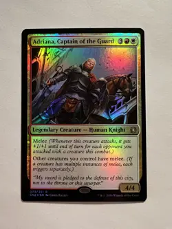 Adriana, Captain of the Guard - FOIL - MTG Conspiracy: Take the Crown - NM - Image 1