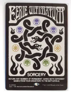SLC Eerie Ultimatum #5 Borderless Encyclopedia Countdown Secret Lair Non-Foil - Image 1