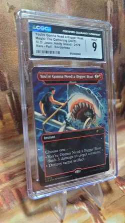 MTG You’re Gonna Need A Bigger Boat #2179 🌈Foil SLD Jaws Amity Island CGC 9 - Image 3