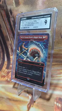 MTG You’re Gonna Need A Bigger Boat #2179 🌈Foil SLD Jaws Amity Island CGC 9 - Image 4