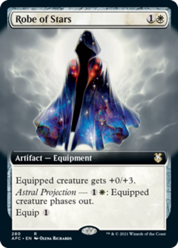 1x Robe of Stars ~ Extended Art NM-Mint, English Commander: Adventures in the Fo - Image 1