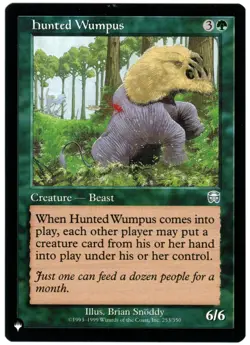 Hunted Wumpus - The List Reprints - Mystery Booster 2 - MTG - NM/M - Image 1
