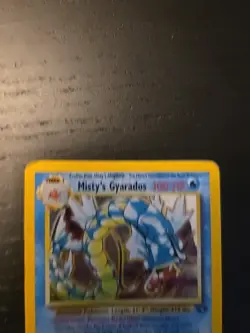 Pokemon TCG Misty's Gyarados Holo Rare Gym Challenge 13/132 Unlimited Damaged - Image 2