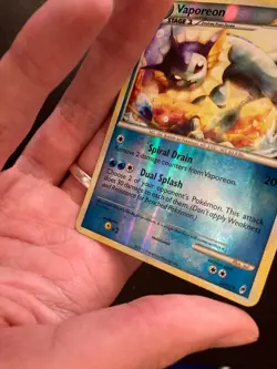 Pokemon Vaporeon NM 52/95 Call of Legends Reverse Holo Uncommon - Image 3