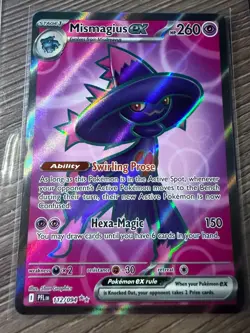 Mismagius ex 112/094 ME02: Phantasmal Flames Ultra Rare Full Art Pokemon TCG NM - Image 1