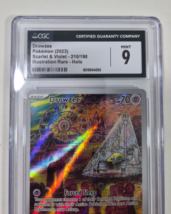 POKEMON Drowzee #210/198 CGC 9 MINT 2023 Scarlet & Violet - IR BASE SET ENGLISH - Image 2
