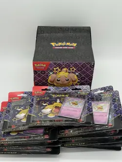 Pokemon Paldean Fates Tech Sticker Collection Full Display Case - 36 Total Packs - Image 1