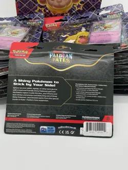 Pokemon Paldean Fates Tech Sticker Collection Full Display Case - 36 Total Packs - Image 2