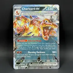 Pokemon Charizard EX 054/091 NM Double Rare Paldean Fates - Image 1
