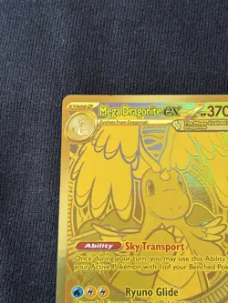 Mega Dragonite ex 295/217 Gold Hyper Rare Ascended Heroes Pokemon TCG **DENTED** - Image 2