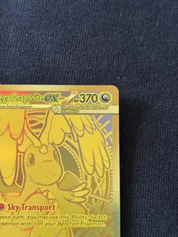 Mega Dragonite ex 295/217 Gold Hyper Rare Ascended Heroes Pokemon TCG **DENTED** - Image 3