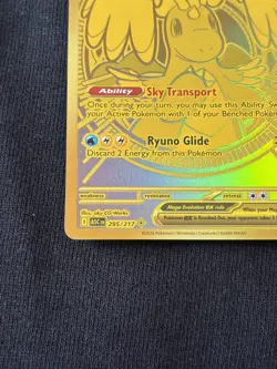 Mega Dragonite ex 295/217 Gold Hyper Rare Ascended Heroes Pokemon TCG **DENTED** - Image 4