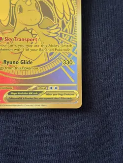 Mega Dragonite ex 295/217 Gold Hyper Rare Ascended Heroes Pokemon TCG **DENTED** - Image 5
