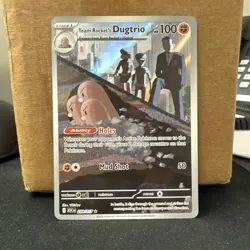 Team Rocket's Dugtrio 239/217 IR Ascended Heroes Pokemon Near mint ships fast - Image 1