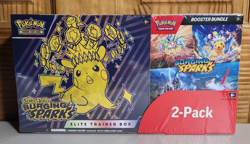 Pokemon Surging Sparks ETB + Booster Bundle Costco 2-pack Sealed - Image 1