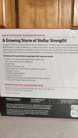 Pokemon Surging Sparks ETB + Booster Bundle Costco 2-pack Sealed - Image 3