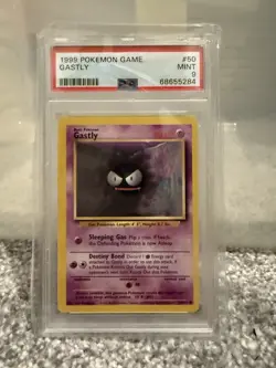 Pokemon WOTC TCG 1999 Base Set 50/102 Gastly MINT PSA 9 #2 - Image 1