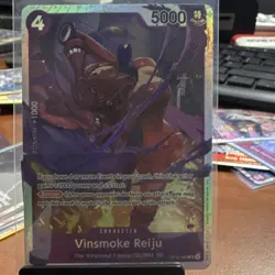 Bandai Vinsmoke Reiju OP12-063 SR GERMA 66 One Piece CCG Holo Character Card EN - Image 1