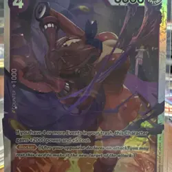 Bandai Vinsmoke Reiju OP12-063 SR GERMA 66 One Piece CCG Holo Character Card EN - Image 2