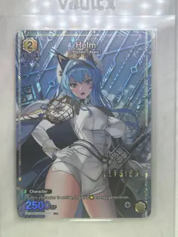 Helm NIK-1-002 U☆ Alt Art Textured Holo - Union Arena Nikke Goddess of Victory - Image 1