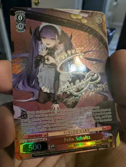 Signed Weiss Schwarz Azur Lane vol2 AZL/S119-069SP SP Felix Schultz FOIL ENGLISH - Image 2