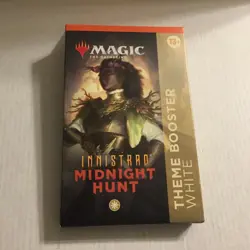 New Magic the Gathering Innistrad Midnight Hunt White Theme Booster - 35 Cards - Image 1