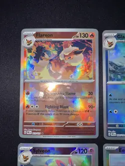 Lot Of 4 Eeveeloution Master Ball Cards From Pokemon Prismatic Evolutions Nm/m - Image 2