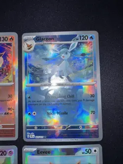 Lot Of 4 Eeveeloution Master Ball Cards From Pokemon Prismatic Evolutions Nm/m - Image 3