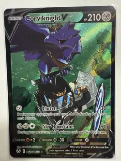 Pokemon TCG Corviknight v Sword & Shield Silver Tempest Card TG18/TG30 - Image 1
