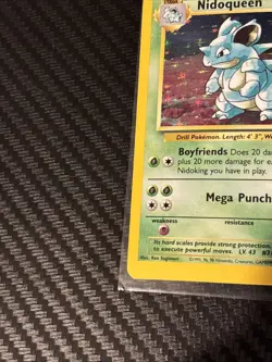 Pokemon TCG Nidoqueen Jungle Holo Card 7/64 Unlimited Rare, Vintage LP Condition - Image 4
