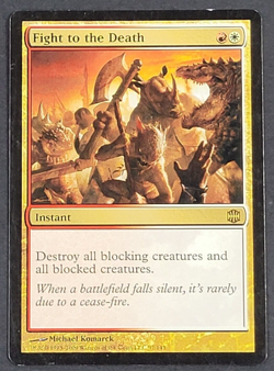 MTG Card - 1x Fight to the Death - Alara Reborn LP - Magic The Gathering - #97 - Image 1