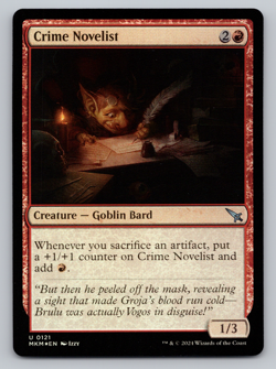 Crime Novelist FOIL - Murders at Karlov Manor MTG - Image 1