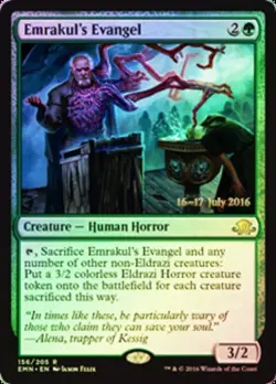 [1x] Emrakul's Evangel - Foil - Prerelease Promo Near Mint, English Eldritch Moo - Image 1