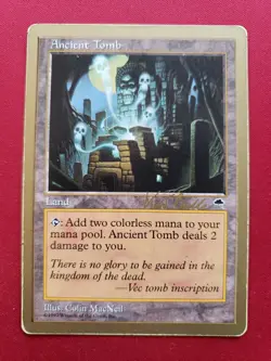 Ancient Tomb Gold Border MtG - Image 1