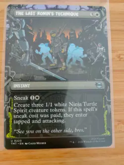 MTG The Last Ronin's Technique (Showcase) 0223 Teenage Mutant Ninja Turtles M/NM - Image 1