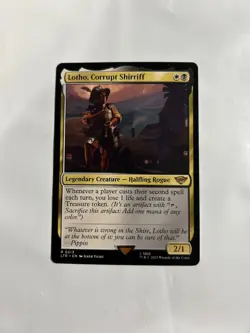 MTG Lotho Corrupt Shirriff LOTR The Lord of the Rings: Tales of Middle NEW #213 - Image 1