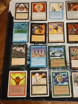 Lot Of 100 Vintage MTG RARES, Revised - Exodus sets, HP-MP Played - Image 2