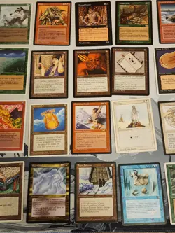 Lot Of 100 Vintage MTG RARES, Revised - Exodus sets, HP-MP Played - Image 3