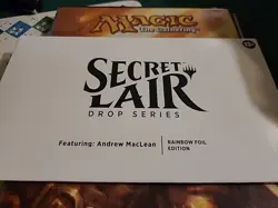 MTG Secret Lair Drop Featuring: Andrew MacLean Rainbow Foil Edition Sealed - Image 1