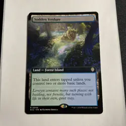 Sodden Verdure (Extended Art) Commander: Lorwyn Eclipsed Regular - Image 1