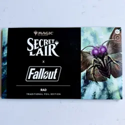 MTG Secret Lair x Fallout: Rad - Traditional Foil Edition - Sealed - New - Image 1