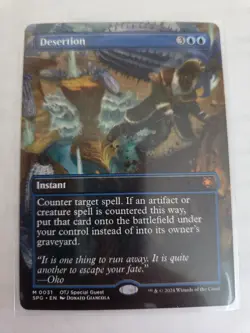MTG, Desertion -(Borderless) Special Guests Regular NM - Image 1