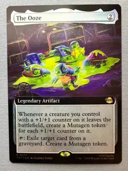 The Ooze (Extended Art) *FOIL* NM - Teenage Mutant Ninja Turtles MTG TMNT #277 - Image 1