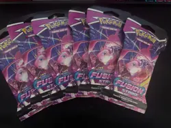 Pokemon Sword Shield Fusion Strike Sleeved Booster Pack x 6 - Image 2