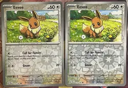 Eevee Reverse Holo - 113/142 - Stellar Crown Pokemon 2024 - Image 3