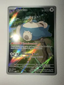 Pokemon TCG Snorlax SVP 051 Scarlet & Violet 151 Black Star Promo Holo Card NM/M - Image 1