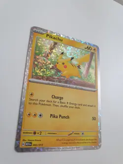 Pokemon TCG Pikachu McDonalds Promo 2024 002/015 Sparkle Holo Rare - Image 3