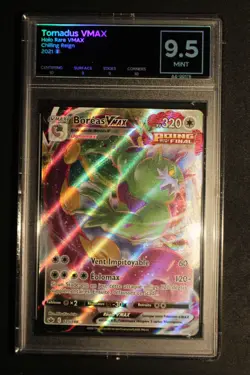 2021 Carte Pokemon Tornadus/Boreas VMAX (Chilling Reign 125/198) FLG 9.5 - Image 1